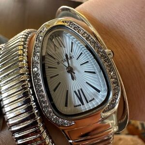 Bvlgari Silver Serpenti Watch